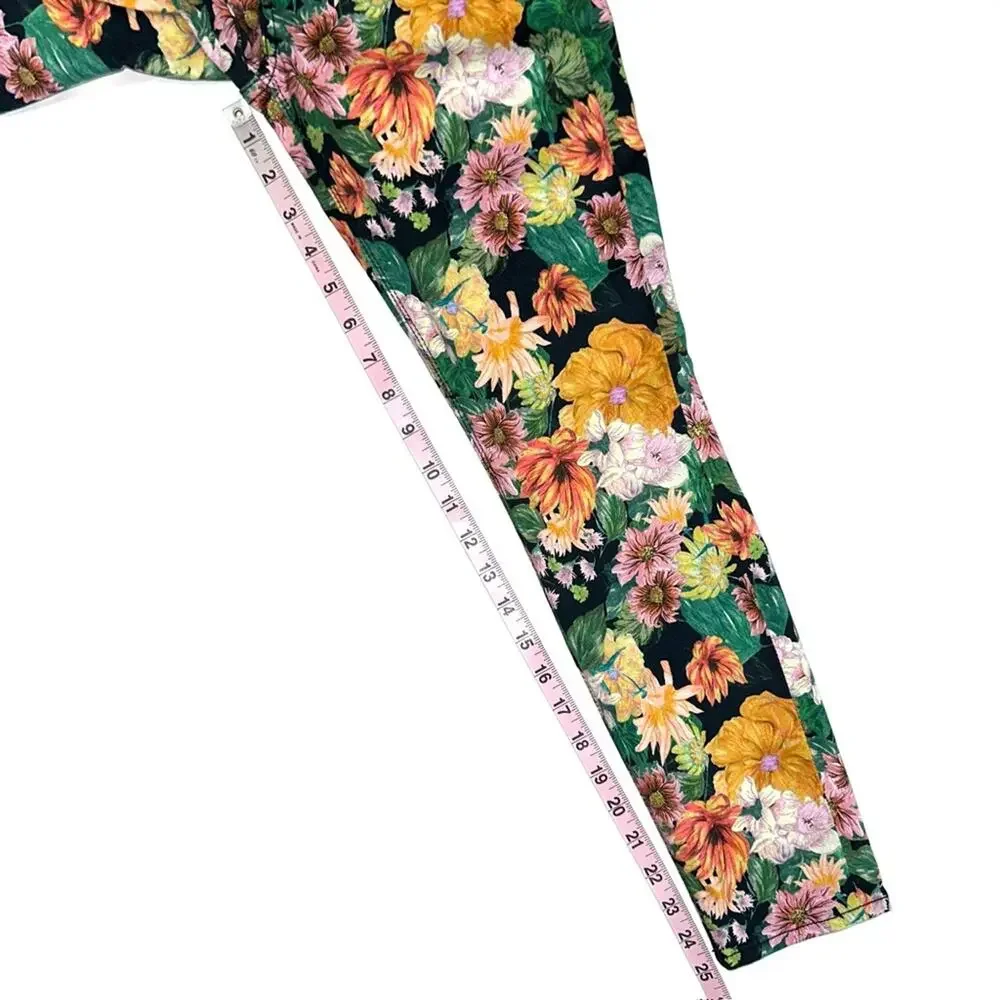 7 For All Mankind Floral Gwenevere Skinny Jeans Size 25